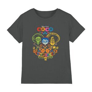 Coco Girls Miguel Skeleton Heather T-Shirt / Dark Heather